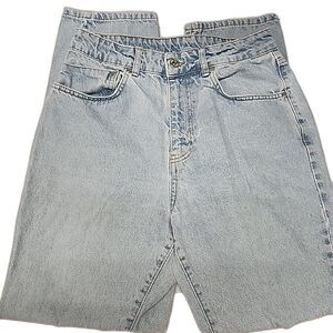 RAGGED PRIEST Rook Dad Wide Straight Leg High Rise Women's Jeans Size 30